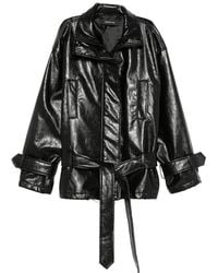 FEDERICA TOSI - Belted Zip-Up Jacket - Lyst