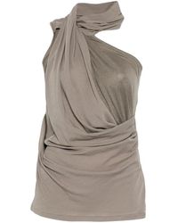 Entire studios - Draped One-Shoulder Top - Lyst