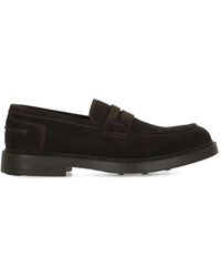 Doucal's - Suede Blake-Stitched Loafers - Lyst