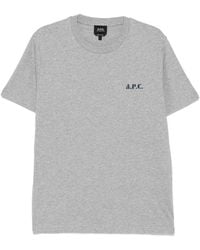A.P.C. - A. P.C. Logo-Print T-Shirt - Lyst