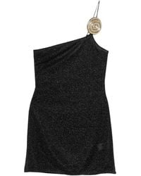 Oséree - Lumière Spiral One-Shoulder Mini Dress - Lyst