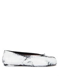 Maison Margiela - Tabi New Leather Ballet Flats - Lyst
