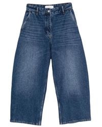 Studio Nicholson - Washed Wide-Leg Denim Jeans - Lyst