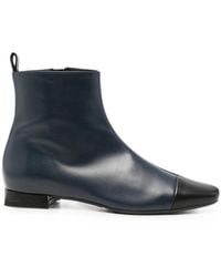 CAREL PARIS - Simonetta Leather Ankle Boots - Lyst