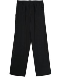 FAMILY FIRST - Crepe Wide-Leg Trousers - Lyst