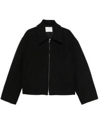 Studio Nicholson - Zip-Up Spread-Collar Shirt Jacket - Lyst