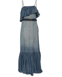 Pinko - Dress Cotton - Lyst