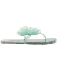 FARM Rio - Floral-Embellished Flip Flops - Lyst
