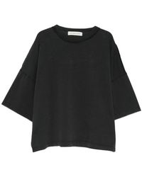 Stay Human On Earth - Raw-Edge Drop-Shoulder T-Shirt - Lyst