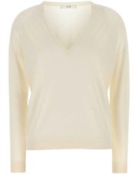 Co. - V-Neck Cashmere Sweater - Lyst