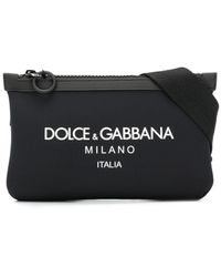 Dolce & Gabbana Logo-printed Belt Bag - Black