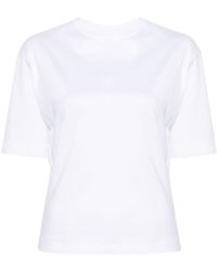 Calvin Klein - Open-Back Organic Cotton T-Shirt - Lyst