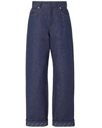 Fendi - Wide Jeans - Lyst