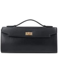 Anya Hindmarch - Mortimer Top-Handle Clasp Clutch - Lyst