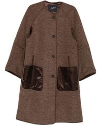 The Seafarer - Hepburn Contrast-Pocket Panelled Coat - Lyst