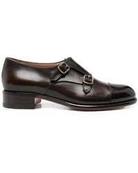 Santoni - Double-Strap Monk Shoes - Lyst