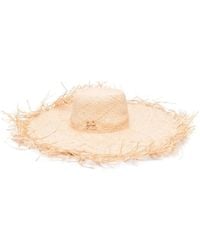 Ruslan Baginskiy - Fringed Wide-Brim Straw Hat - Lyst