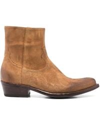 Eraldo - 40Mm Suede Zip-Fastening Cowboy Boots - Lyst
