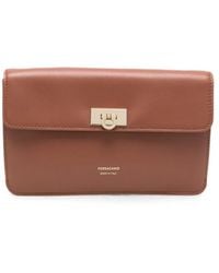 Ferragamo - Flat Gancini Minibag - Lyst