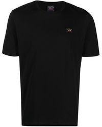 Paul & Shark - Logo-Patch Cotton T-Shirt - Lyst
