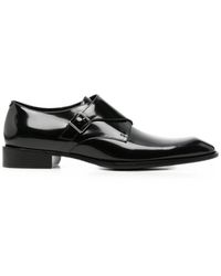 Saint Laurent - Connor Buckle-Fastening Leather Oxford Shoes - Lyst