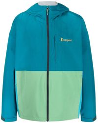 COTOPAXI - Colour-Block Zip-Up Hooded Jacket - Lyst