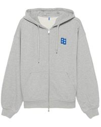Adererror - Logo-Patch Zip-Up Hoodie - Lyst