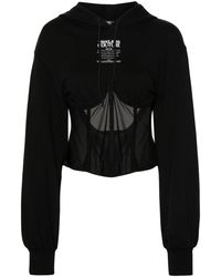 Versace - Hoodie Bustier Warranty Sweatshirts - Lyst