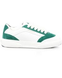 CASABLANCA - Del Mar Logo-Print Suede-Panel Sneakers - Lyst