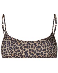 MATINEÉ - Leopard-Print Bikini Top - Lyst