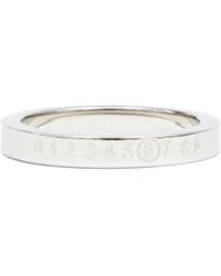 MM6 by Maison Margiela - Numeric Minimal Signature Ring - Lyst