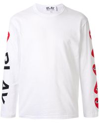 comme des garçons t shirt manche longue