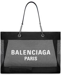 Balenciaga - Large Duty Free Mesh Tote Bag - Lyst
