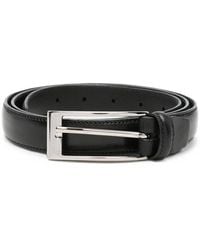 Eraldo - Rectangular-Buckle Leather Belt - Lyst