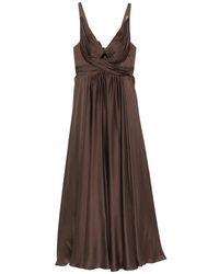 Zimmermann - Ruched Cut-Out Maxi Dress - Lyst