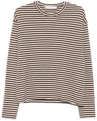 Tela - Striped Long-Sleeve T-Shirt - Lyst