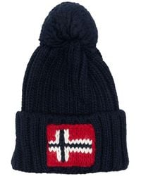 Napapijri - Semiury 5 Pom-Pom Beanie Hat - Lyst