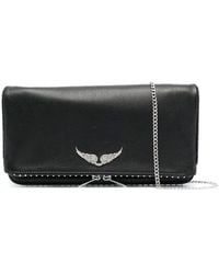 Zadig & Voltaire - Rock Stud-Embellished Shoulder Bag - Lyst