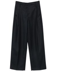 Tela - Pleated Wide-Leg Trousers - Lyst