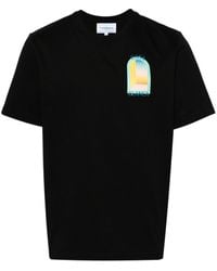Casablancabrand - L'Arche De Nuit Cotton T-Shirt - Lyst