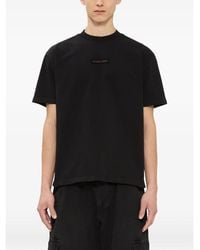 44 Label Group - Lotto Skeleton-Print Logo-Patch T-Shirt - Lyst