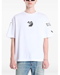 Off-White c/o Virgil Abloh - Off- Swimming Logo Skate Short-Sleeve T-Shirt - Lyst