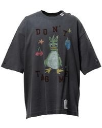 Maison Mihara Yasuhiro - Leon Doodle Printed T-Shirt - Lyst
