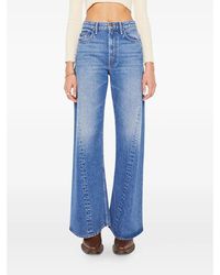 Mother - The Lemon Twist Sneak Button-Fly Jeans - Lyst