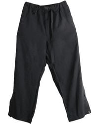 Y-3 - Button-Fastening Belted Trousers - Lyst