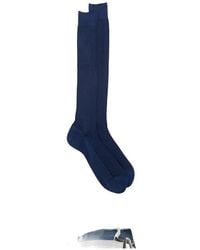 ANT45 - Menfi Long Ribbed-Knit Socks - Lyst