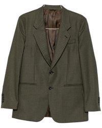 Reveres 1949 - Houndstooth-Pattern Single-Breasted Blazer - Lyst