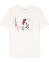 One Of These Days - Graphic-Print Cotton T-Shirt - Lyst