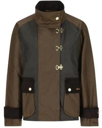 Barbour - Hazelwood Corduroy-Trim Lobster-Claw Jacket - Lyst