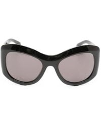 Gucci - Double G Geometric-Frame Sunglasses - Lyst